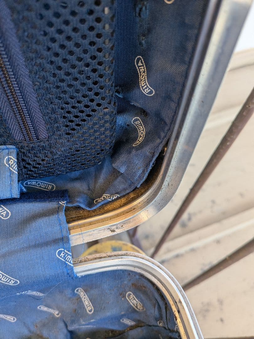 RIMOWA TOPAS スーツケース 廃盤 2輪　青ロゴ　リモワ