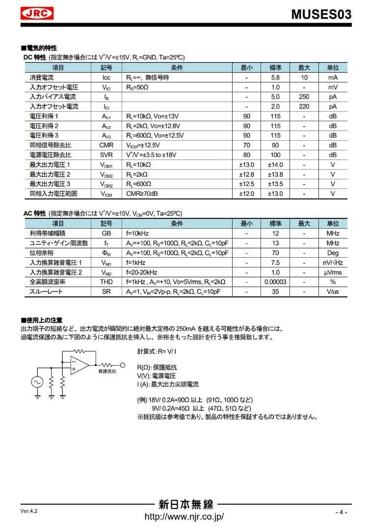 絶版「MUSES03D 」2個セット。2回路化DIP「HD版+通常版」