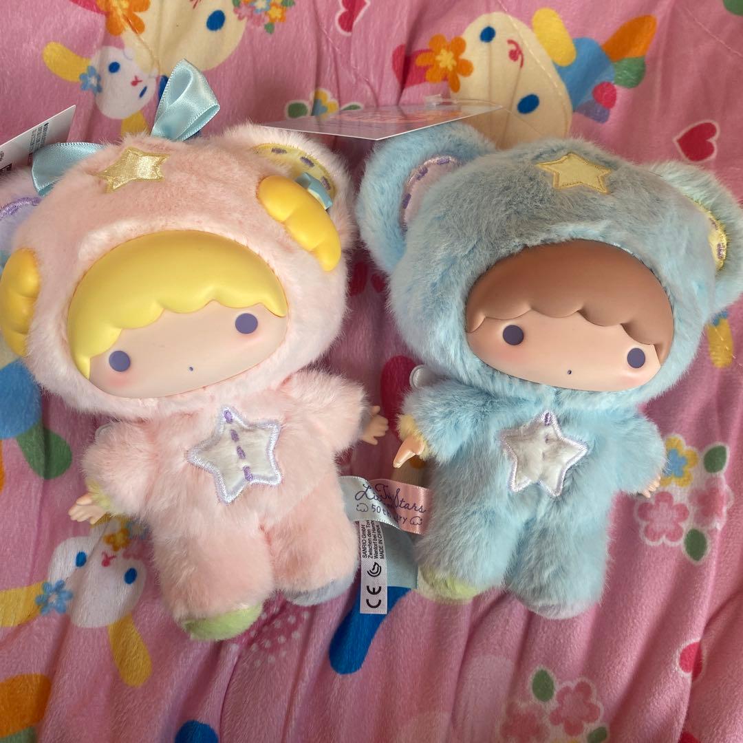 リトルツインスターズ 50周年 星空のエンジェル マスコットホルダー キキララ