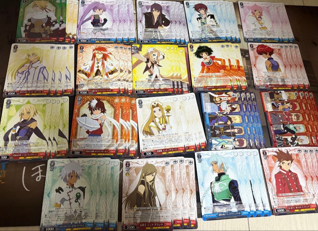 ヴァイスシュヴァルツ　テイルズオブシリーズ　RR以下４コン　TD込み