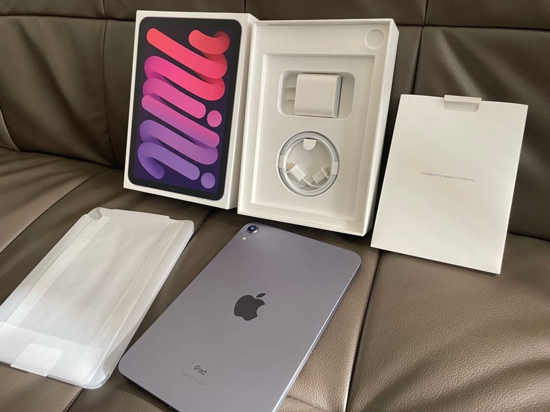 【バッテリー100％】iPad mini 6世代 64GB パープル