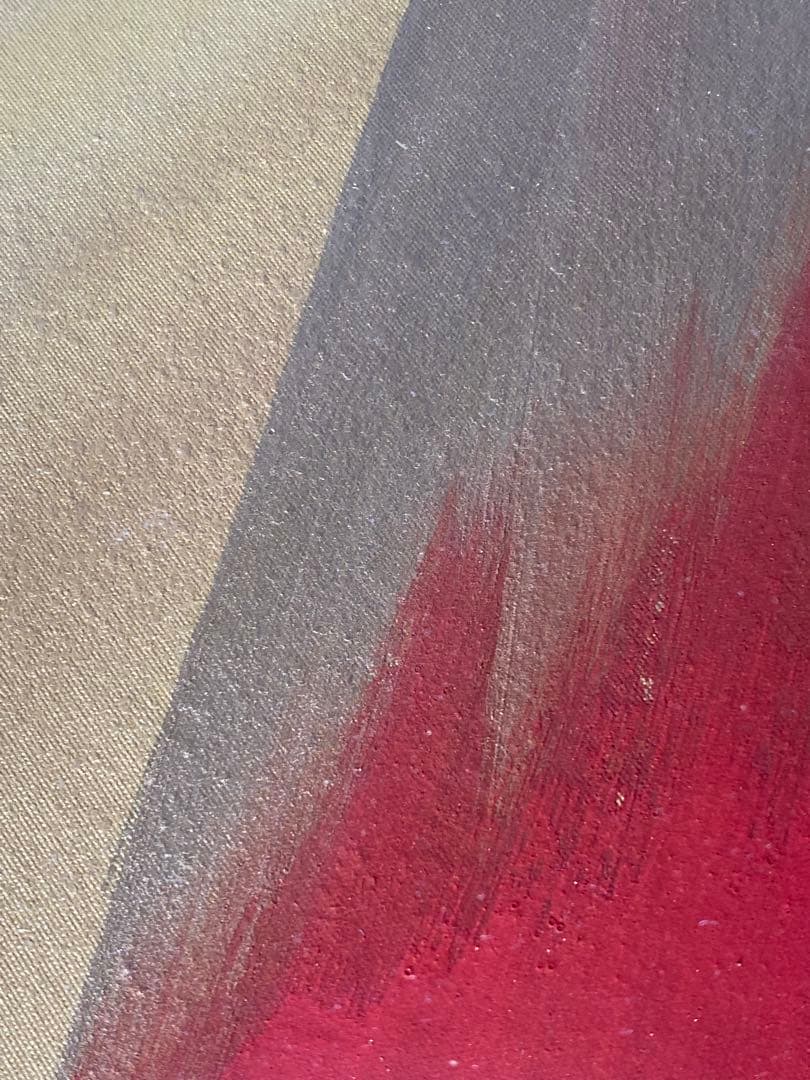 2277❣️ あいはら友子「赤富士」肉筆画 日本画 縁起物 開運 富士山