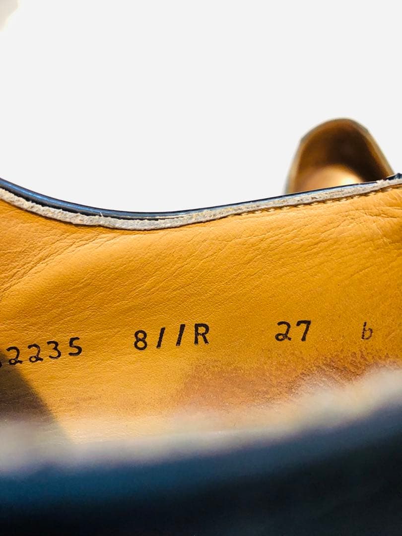 ★美品★定価30,000円！リーガル REGAL ストレートチップ 27EE