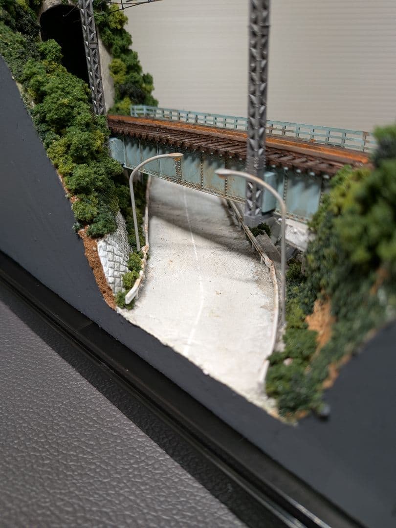 No.61鉄道Nゲージジオラマ車両、バス等付き