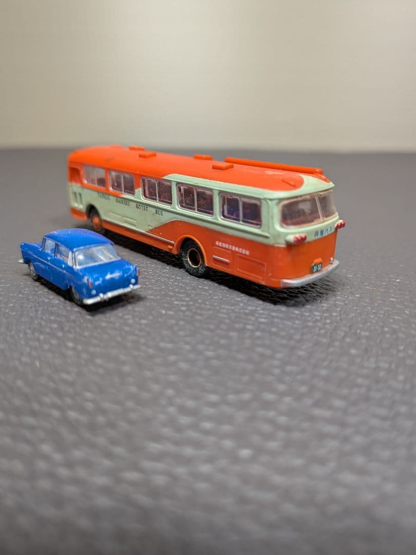 No.61鉄道Nゲージジオラマ車両、バス等付き