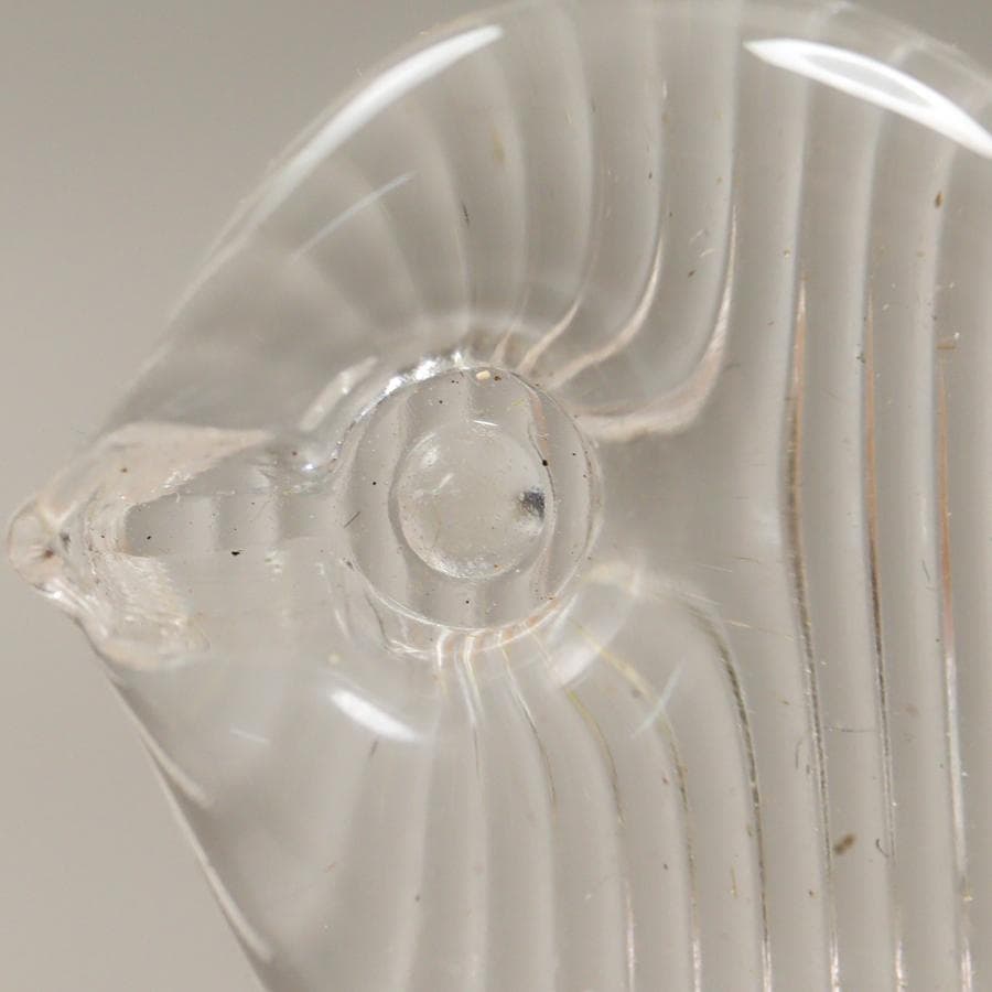 保谷硝子 河上恭一郎 小鳥 置物