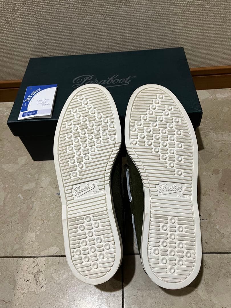 【美品✨新品未使用】パラブーツ　モカシン　　マリーン