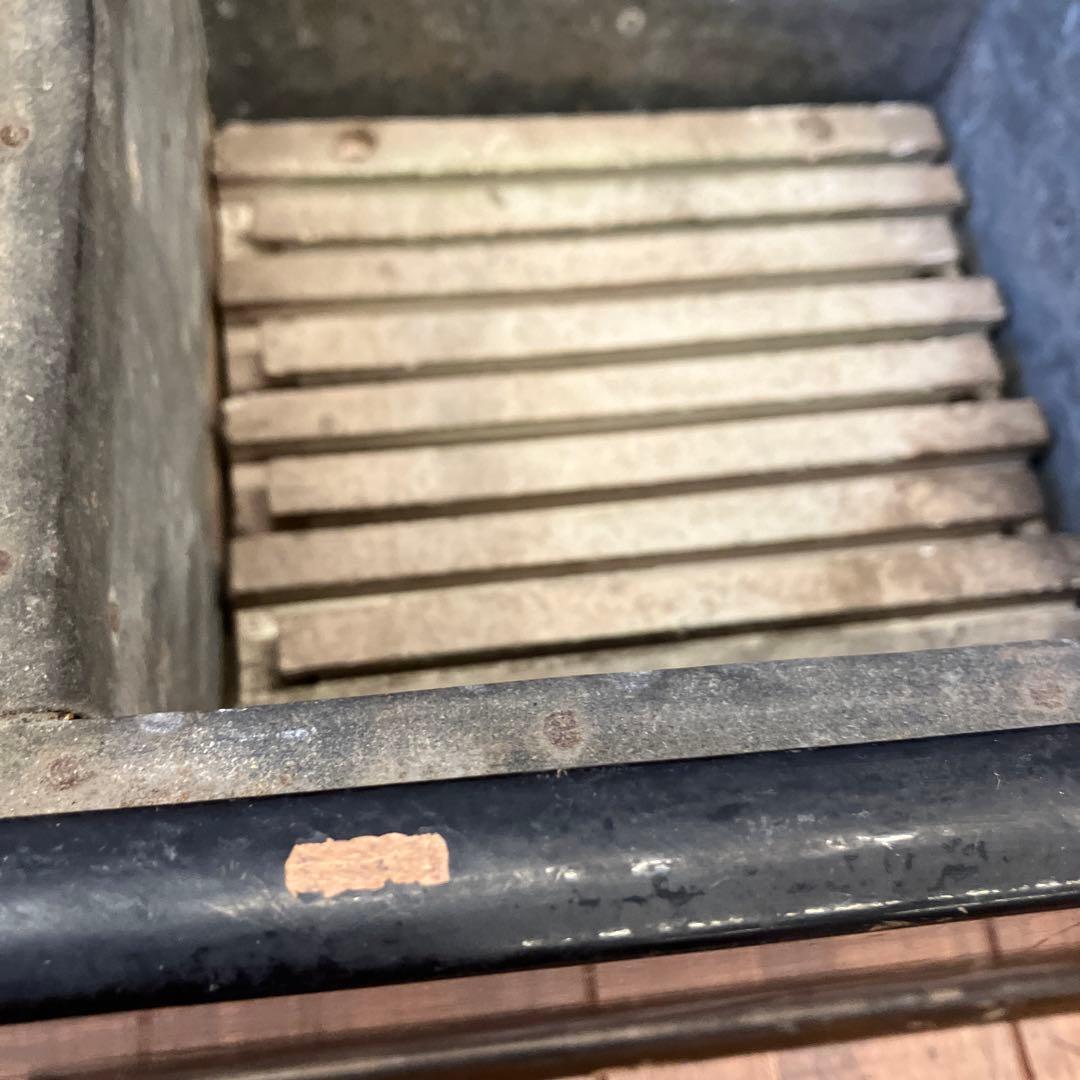 昭和レトロ 木製 火鉢 長火鉢 箱火鉢 囲炉裏 骨董 古道具 古民具 ビンテージ