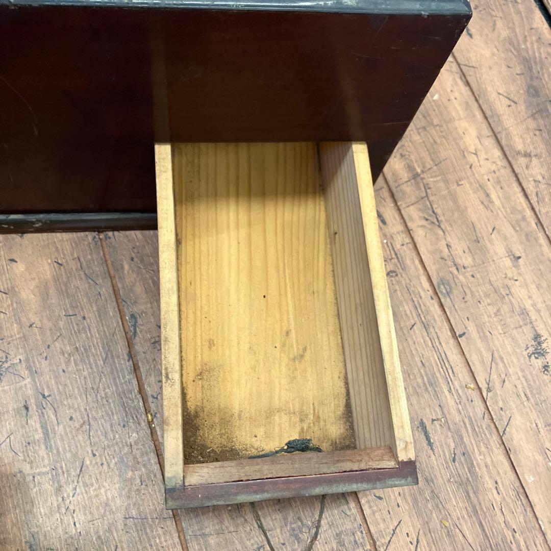 昭和レトロ 木製 火鉢 長火鉢 箱火鉢 囲炉裏 骨董 古道具 古民具 ビンテージ