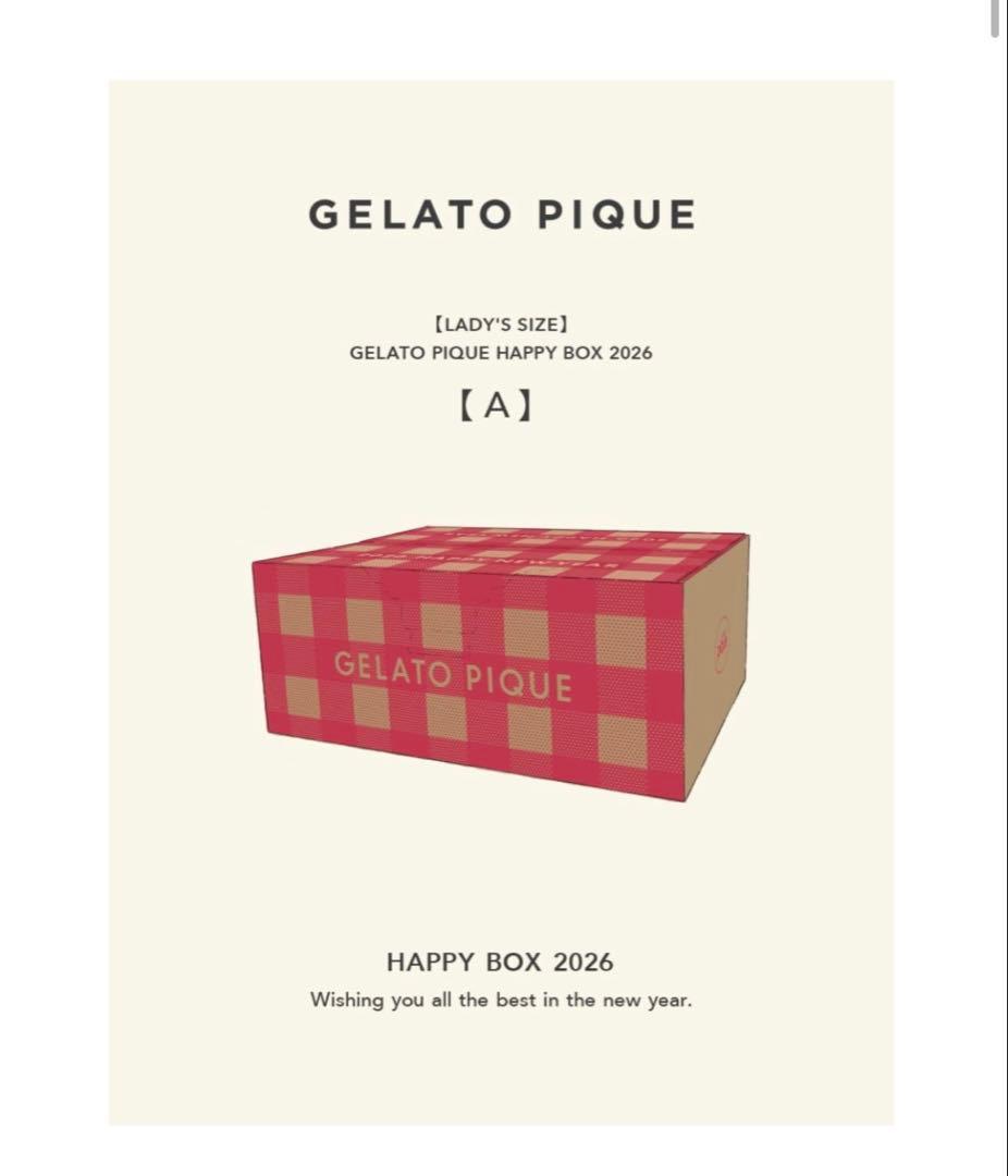 【ジェラートピケ】 福袋 A　ジェラピケ　gelato pique 2026