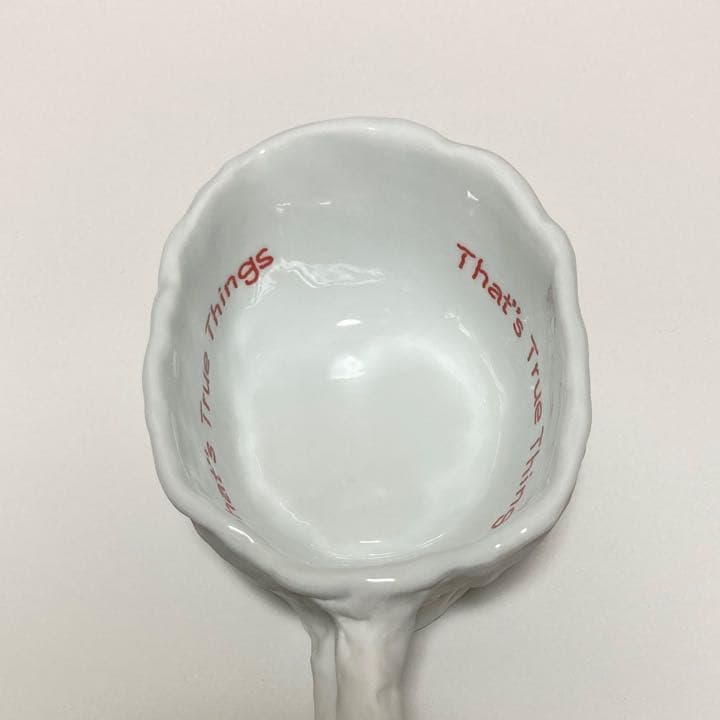 とんだ林蘭　MAD FRUITS　マグカップ　新品　有田焼　マッドフルーツ　赤