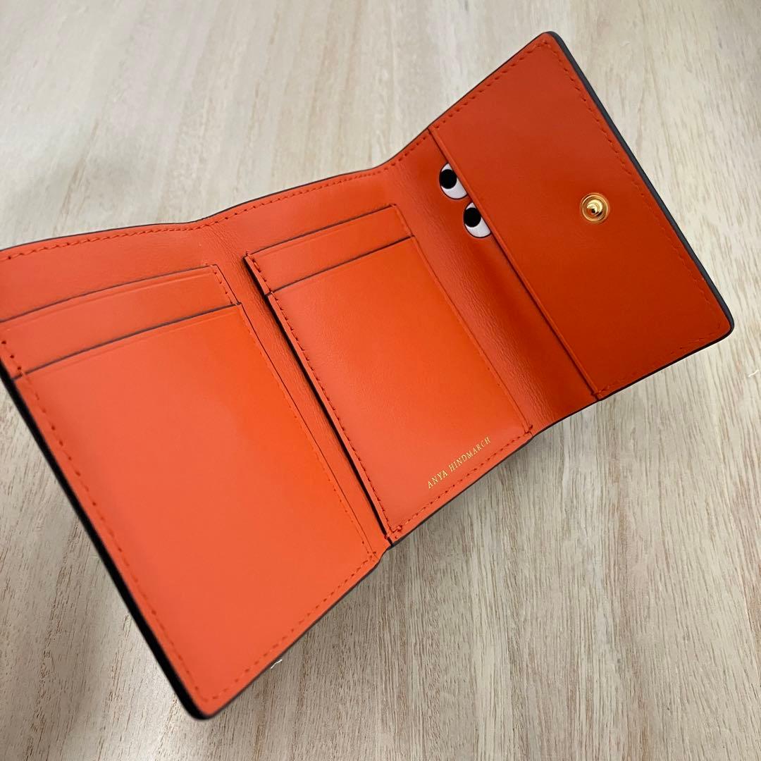 定価5.3万✨訳あり✨極美品✨アニヤハインドマーチ✨ミニ財布✨eyes✨紺