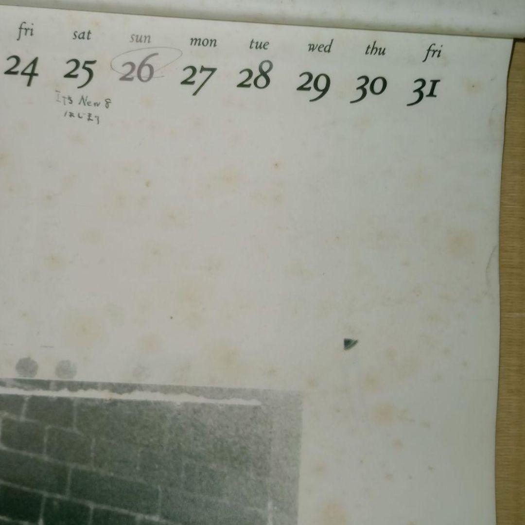 C-C-B カレンダー　切り取り無し　1989年版