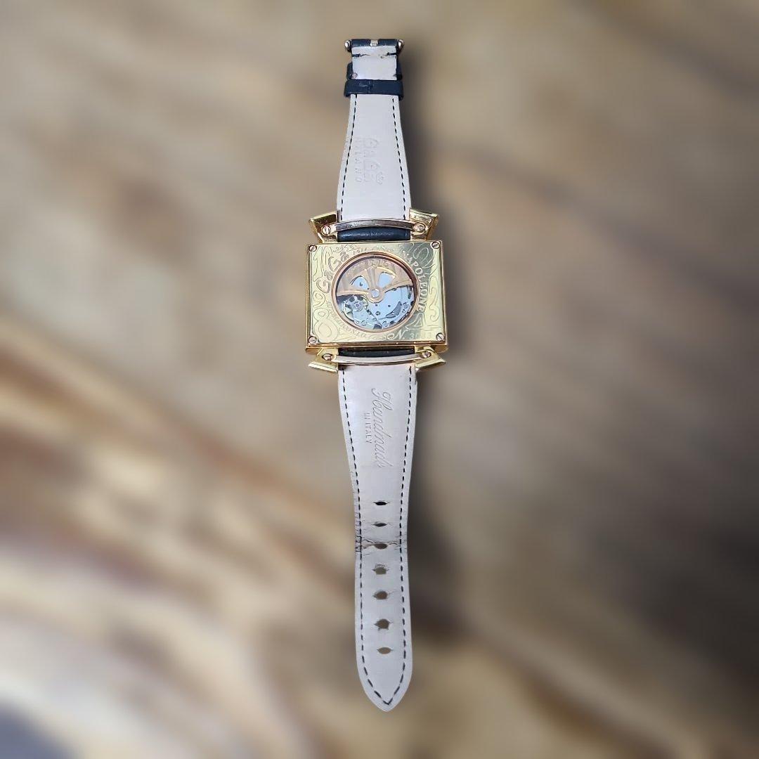 ガガミラノ　ナポレオーネ48ミリ　手巻き　ゴールド