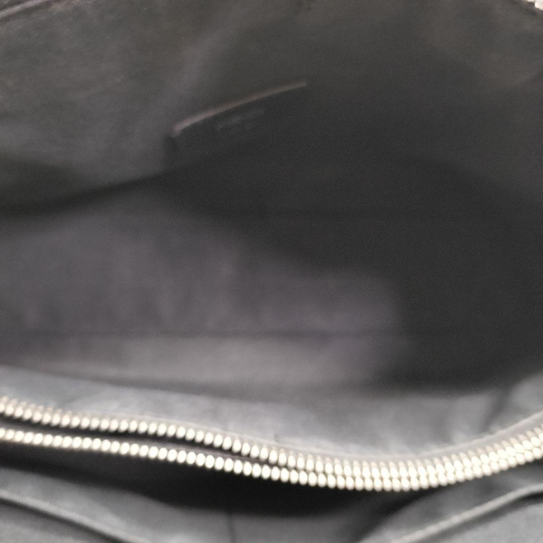 FENDI ブラックレザー バイザウェイ ショルダーバッグ