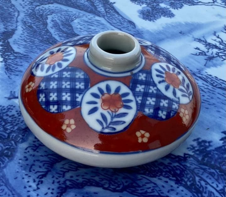 赤絵　油壷　5点セットになります