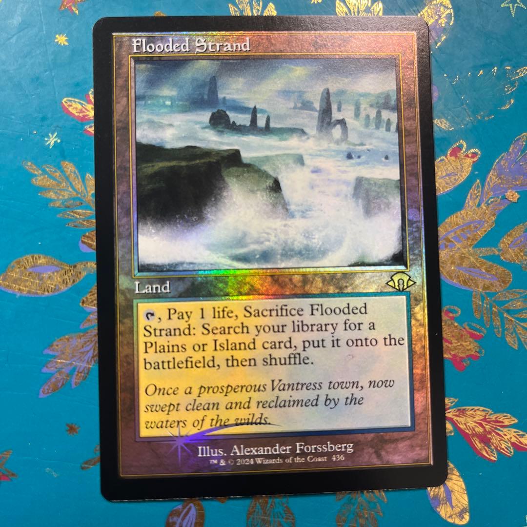 mtg 溢れかえる岸辺　旧枠　foil 英語