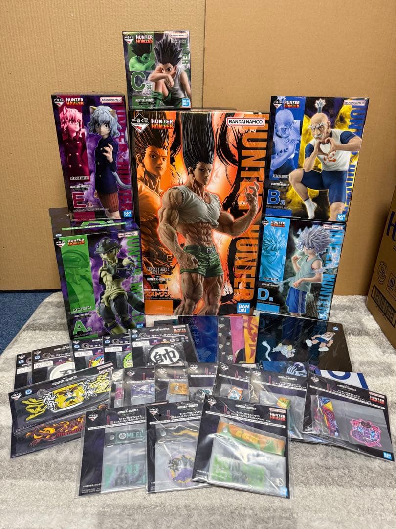 一番くじ HUNTER×HUNTER ラストワン、A、B、C、D、E賞 計31点