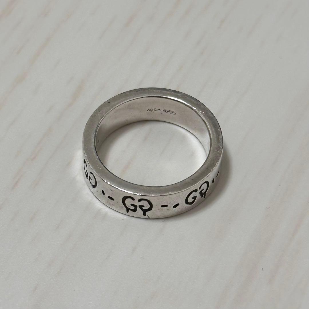 ！R！・:*+GUCCI シルバーリング ドクロ・:*+
