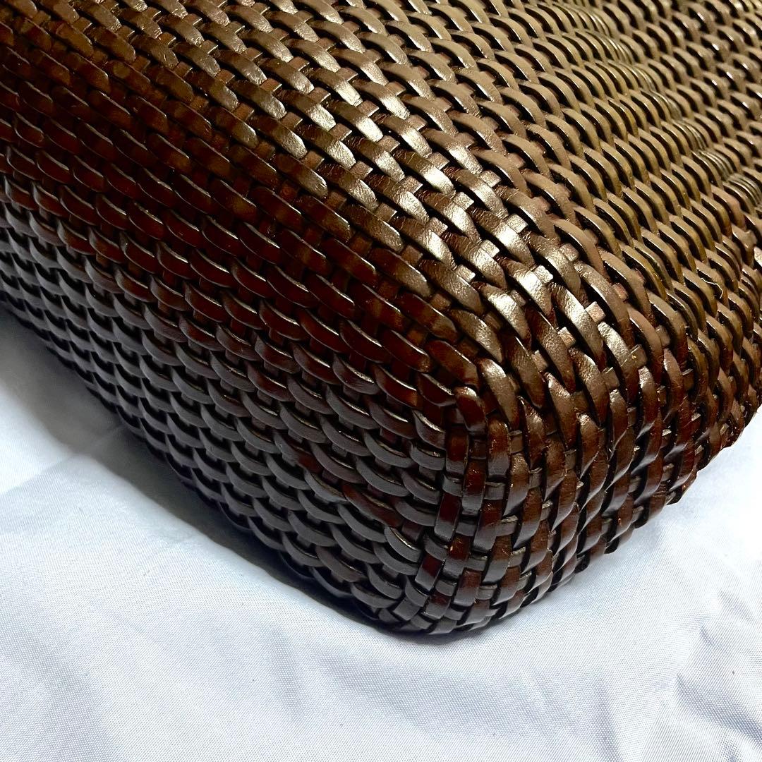 GUCCI グッチ バンブー 2WAYショルダーバッグ こげ茶 オールド