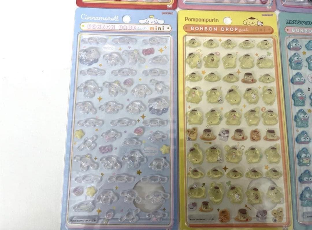 【国内正規品】 サンリオ ボンボンドロップシール ミニ コンプセット