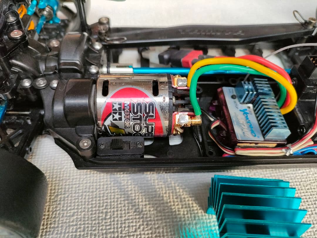 タミヤ TB03 OP多数　2.４GHｚプロポ、メカ一式セット