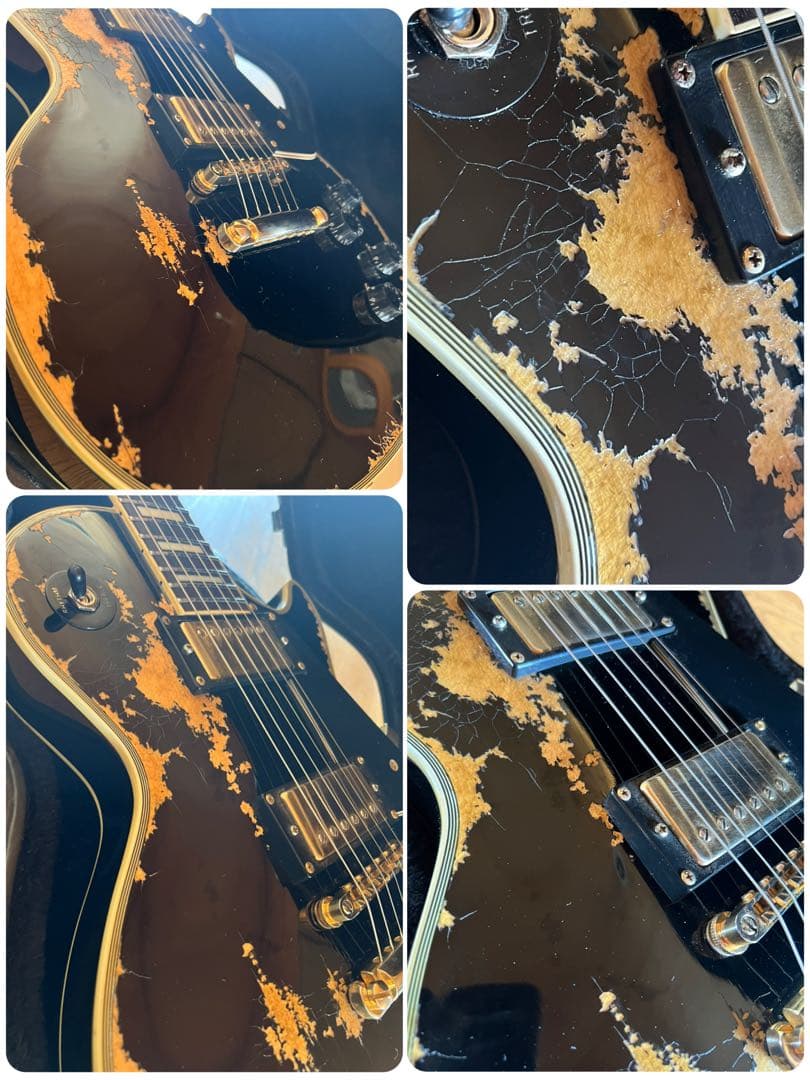 ⭐︎ハードエイジド ギブソンレスポールカスタム レプリカ GOTOHパーツ⭐︎