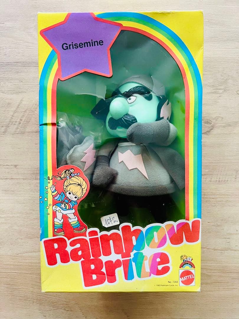 レインボーブライト・マーキーディズマル・ラバーヘッドぬいぐるみ・Mattel