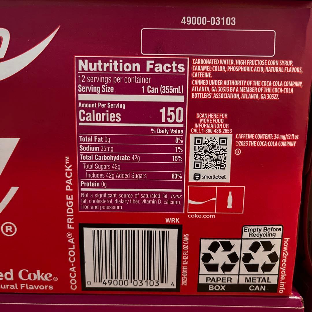 Cherry Coca-Cola 12缶✖︎４ケース