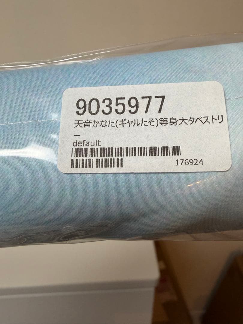 天音かなた 等身大タペストリー 水色