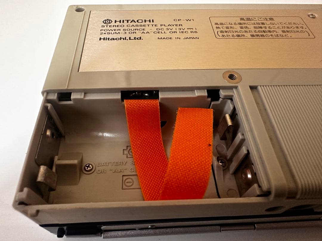 HITACHI ステレオカセットプレーヤー CP-W1 外観良好 ジャンク