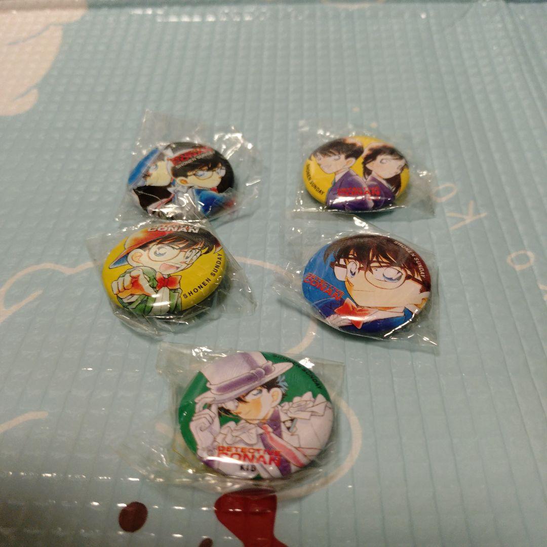 名探偵コナン コミックスフェア　缶バッジ 5個　レア