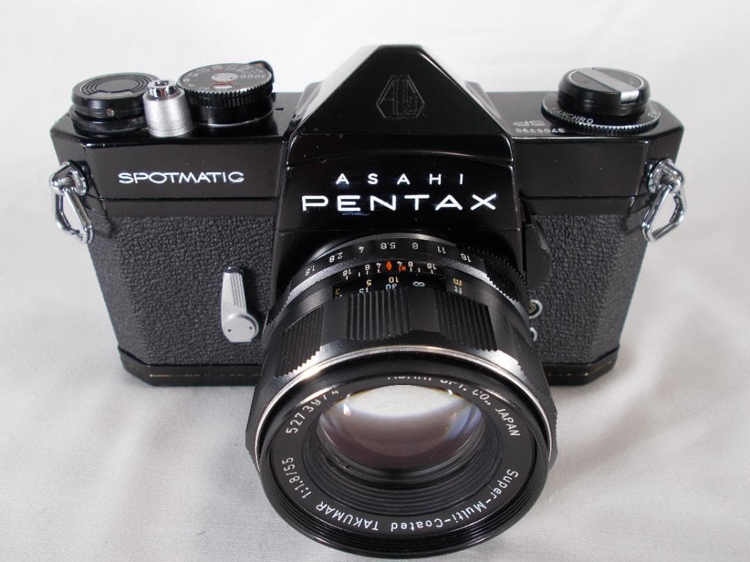 フィルムカメラ 整備済　Pentax SP + レンズ f/1.8　F170