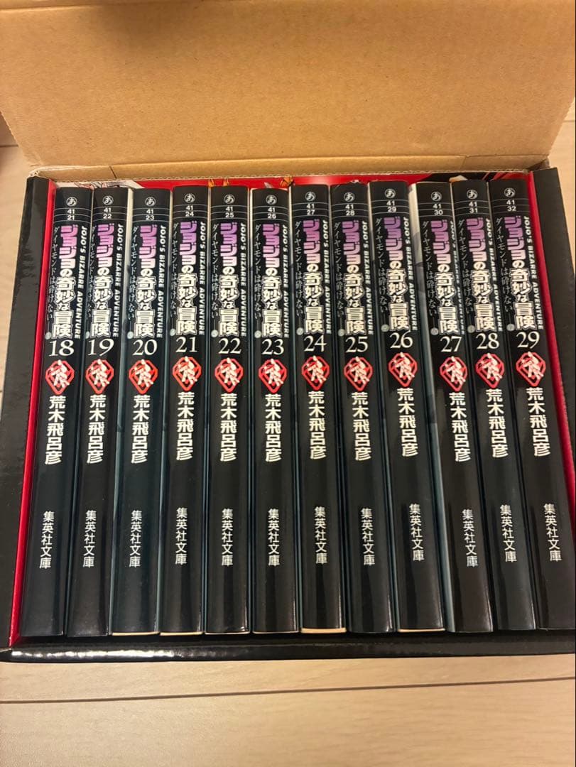 ジョジョの奇妙な冒険 漫画　1〜2部　4〜6部 セット　文庫版