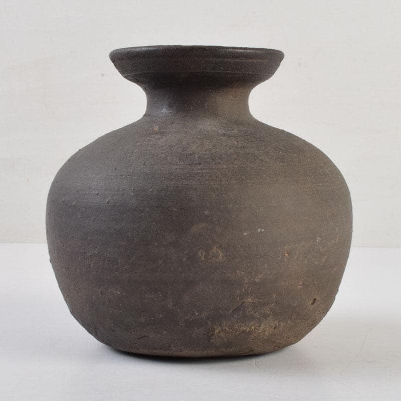 朝鮮美術　須恵器　新羅土器　新羅無細土　壷　V　8930