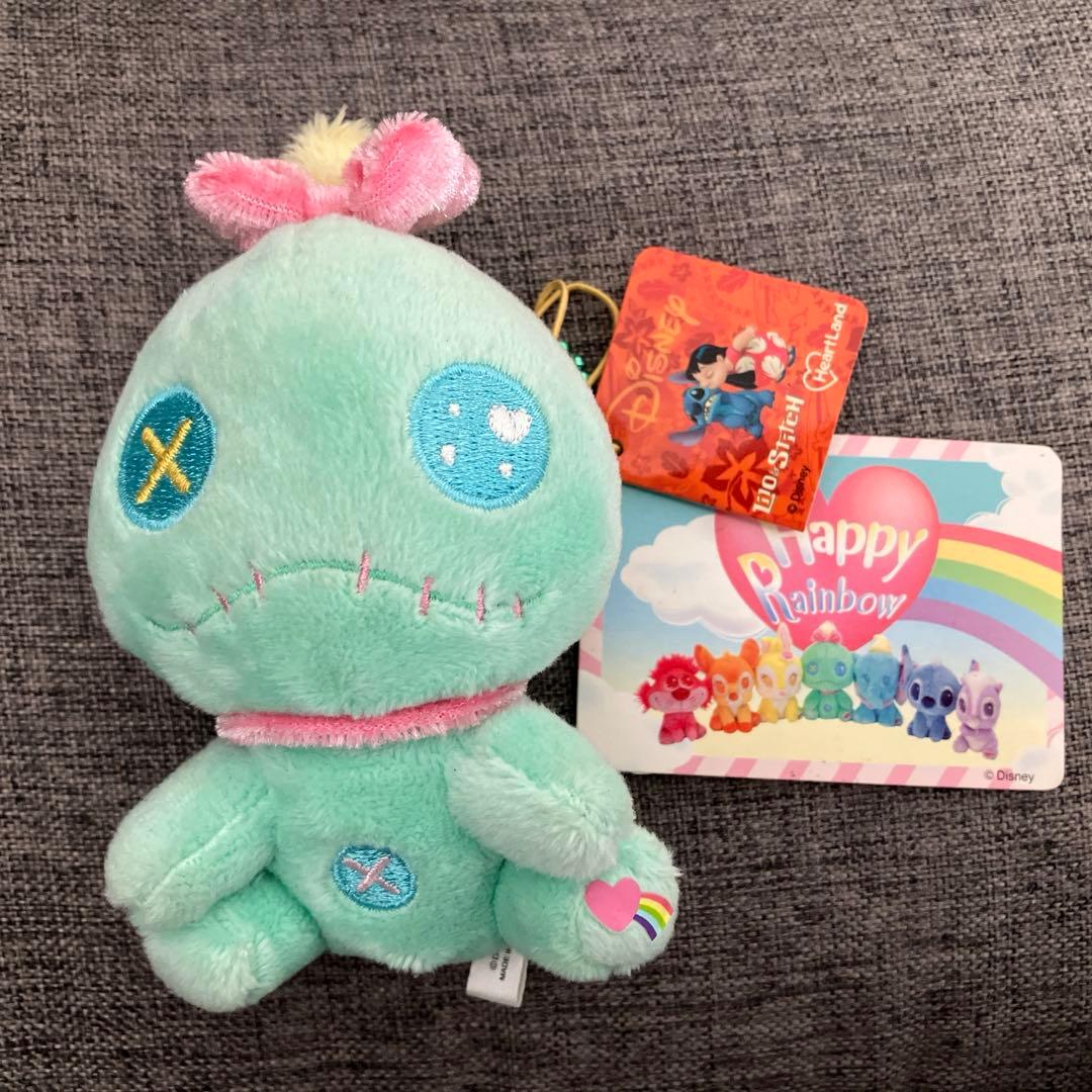 ディズニー スクランプ ぬいぐるみ ハートランド ハッピーレインボー