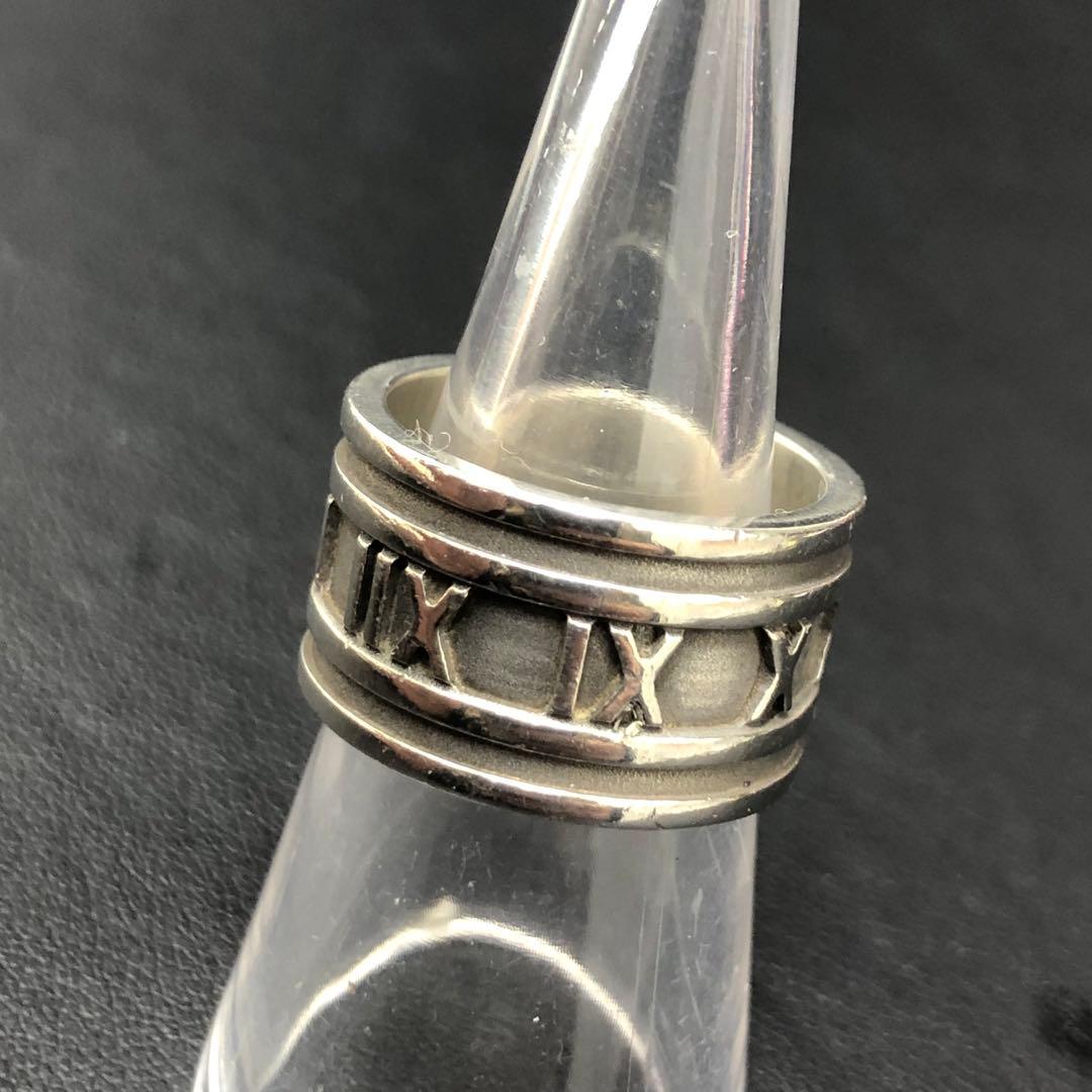 (C120503)Tiffany アトラスリング 925 指輪 ティファニー