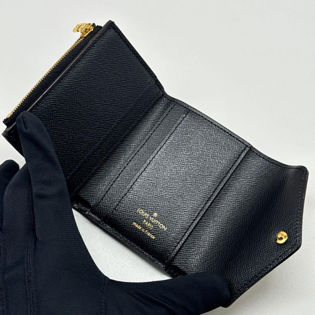 ルイヴィトン モノグラム ポルトフォイユ ゾエ 二つ折り 財布 リバース 茶色