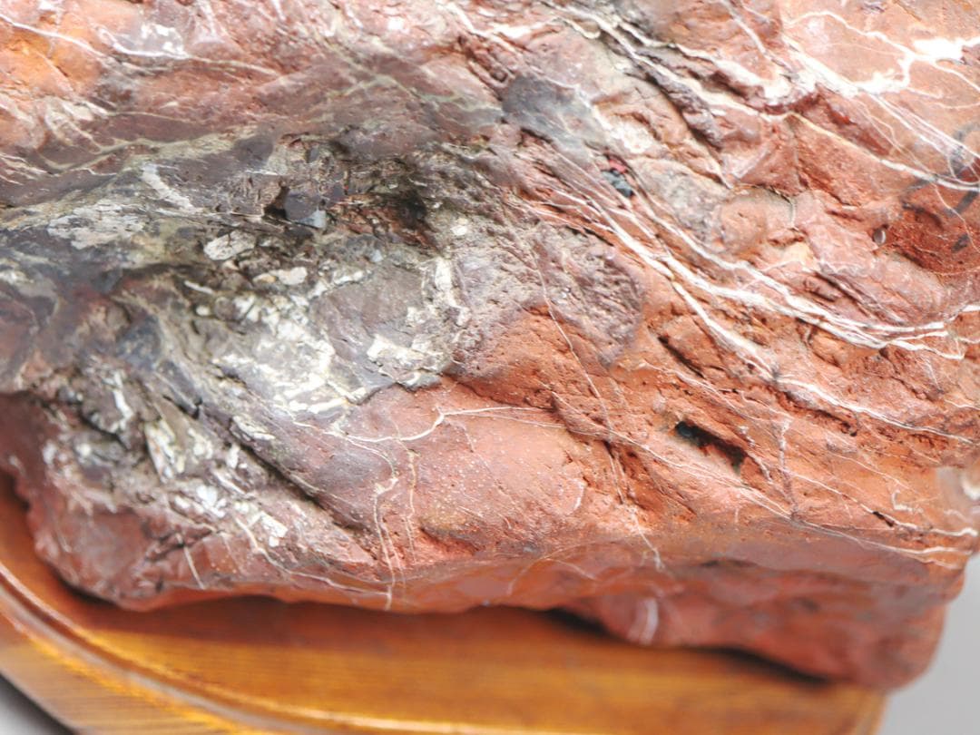 赤玉 紅加茂石 6.2kg 鑑賞石 庭石 飾り石 水石