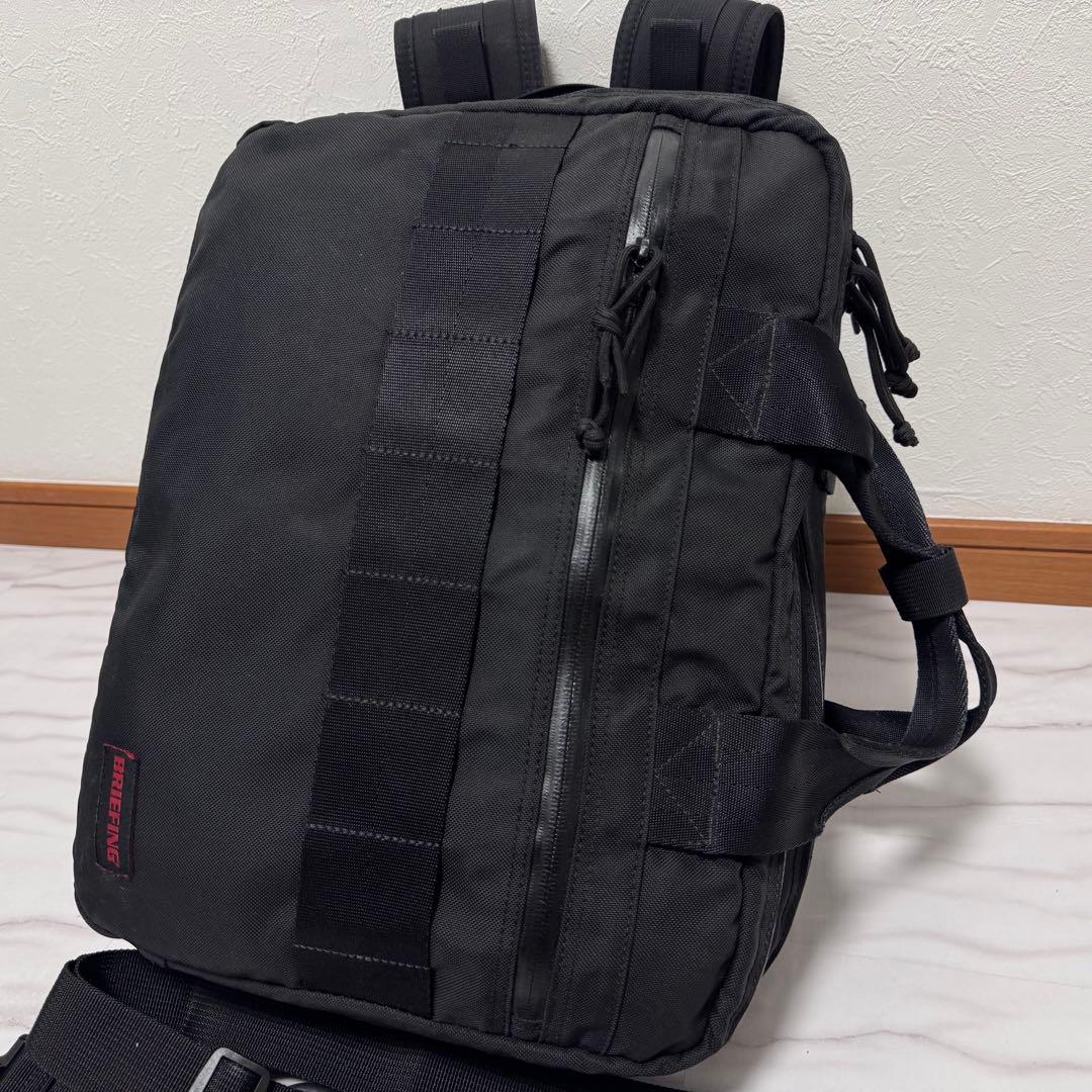 ブリーフィング 3way ビジネスリュックTR-3 S MW WP 2室黒 防水