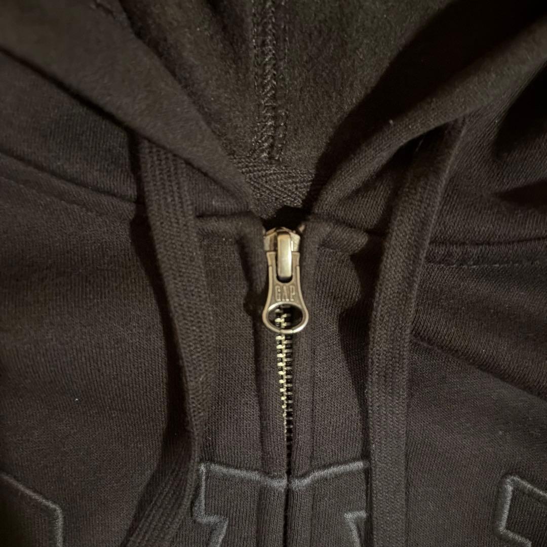 GAP ジップパーカーブラック