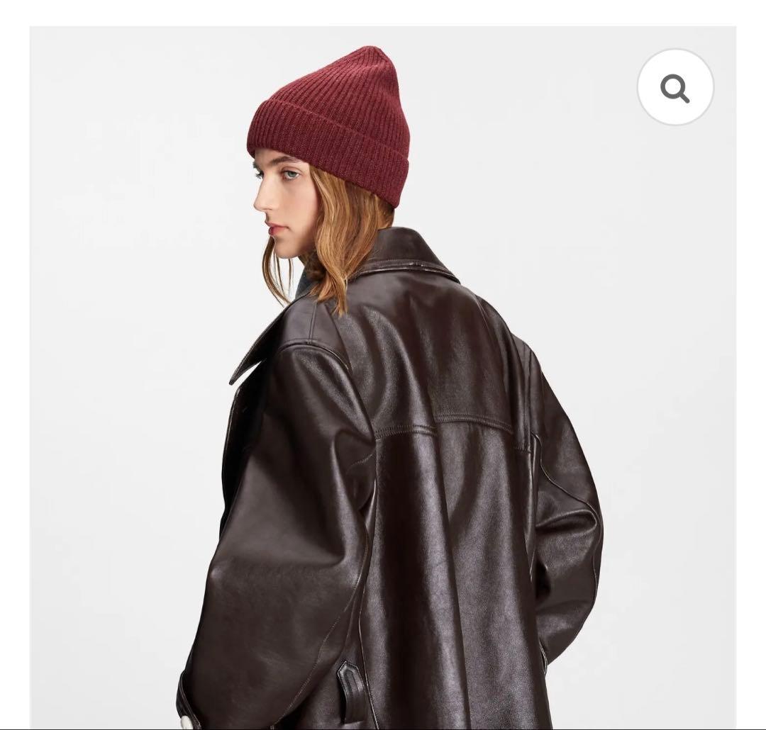 ルイヴィトン　ニット帽　ビーニー・LV スパーク　ボルドー　マイ♡