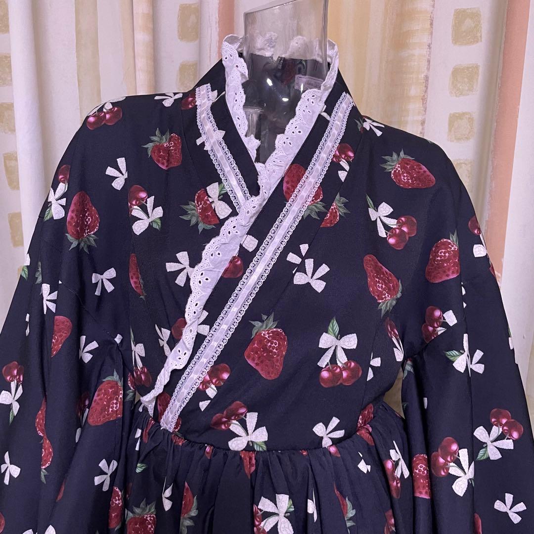 アンクルージュ cherry berry princess 浴衣ワンピース