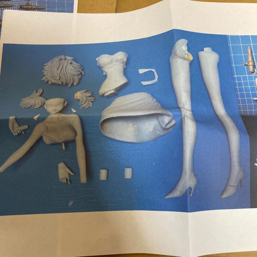 ルパン三世 死の翼アルバトロス 峰不二子 ガレージキット 模型工房 古今東西