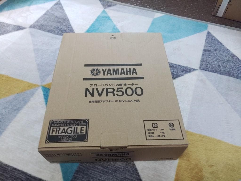 YAMAHA NVR500 有線LANルーター ほぼ新品です