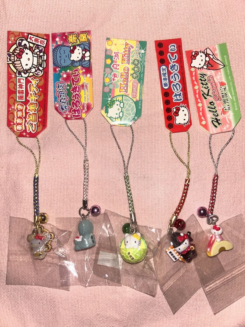 ハローキティ ご当地ストラップ・根付 まとめ売り