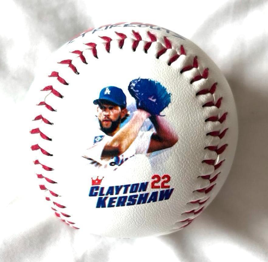 ドジャース クレイトン・カーショウ 3000奪三振記念ボール MLB公式限定品