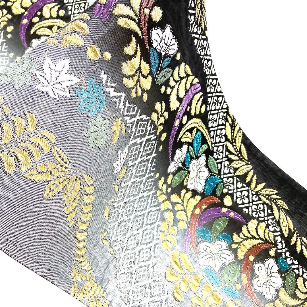 専用帯5753 5743 二点セット ●高級 正絹 六通 袋帯 辻ヶ花