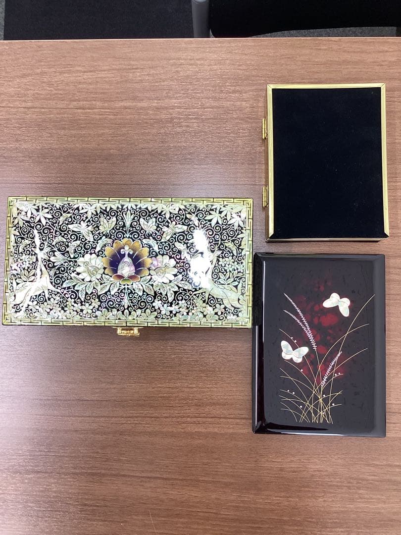 韓国螺鈿細工ジュエリーBOX、漆塗りアドレス帳キシマフォトフレーム　まとめ