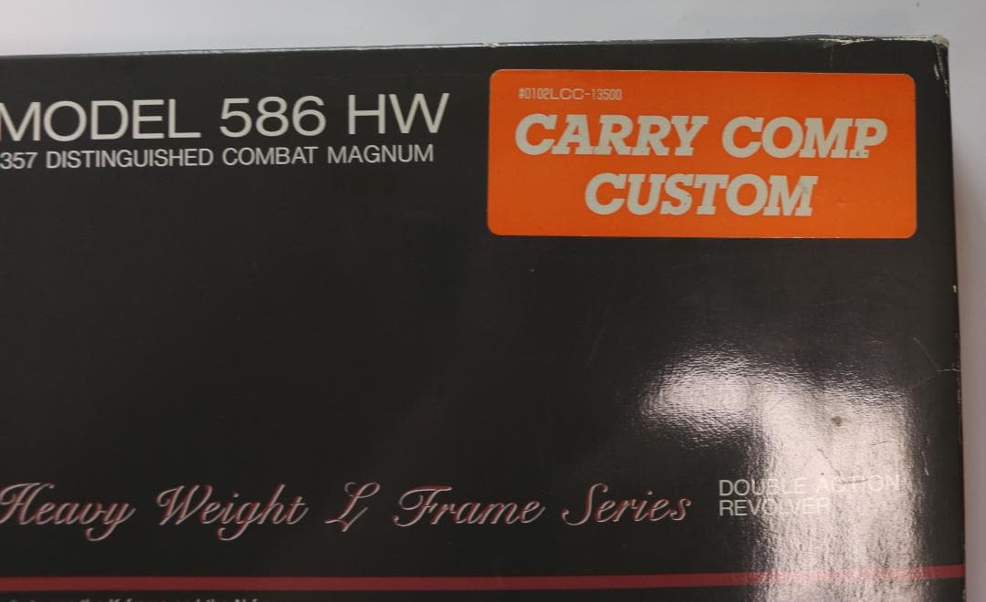 MGC製　ＨＷ樹脂モデルガン S＆WＭ５８６キャリーコンプカスタム　ＳＰＧ合法品